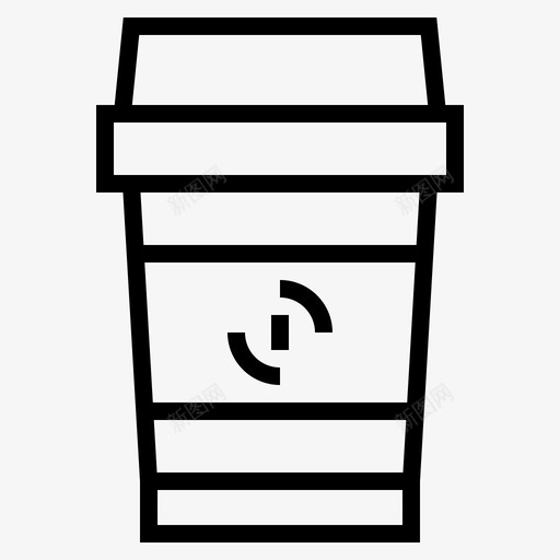 咖啡热咖啡纸杯图标svg_新图网 https://ixintu.com 咖啡 咖啡店概述 外卖 热咖啡 纸杯