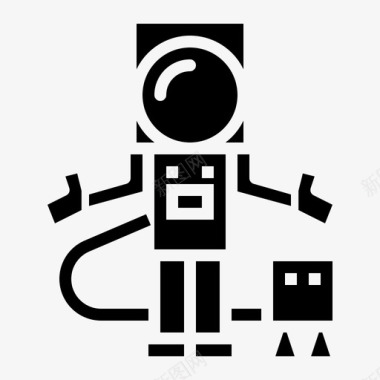 太空服宇航员太空人图标图标