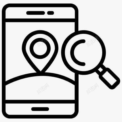 移动gpsandroid应用程序地理定位图标svg_新图网 https://ixintu.com android应用程序 gps导航 人工智能线路图标 地理定位 移动gps 移动导航应用程序 跟踪应用程序