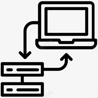 网络存储备份存储数据存储图标图标