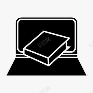 书籍电子学习笔记本电脑图标图标
