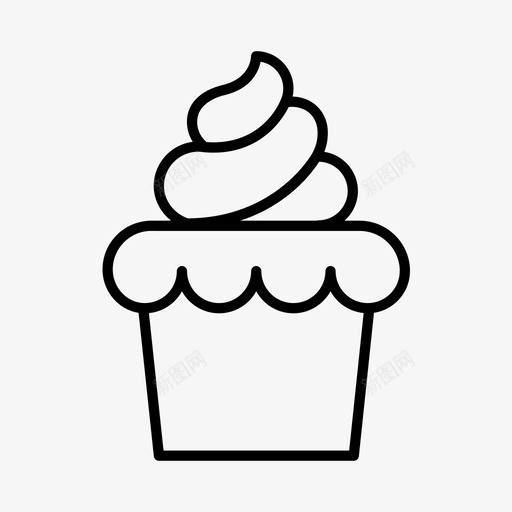 松饼糖果甜点图标svg_新图网 https://ixintu.com 松饼 甜点 糕点 糖果 食物