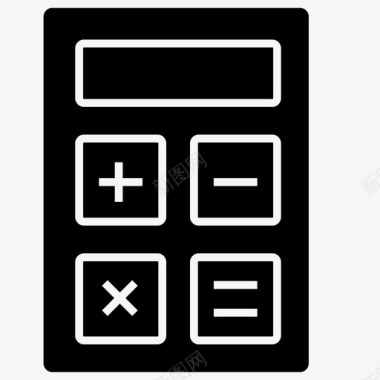 计算器帐户数学图标图标