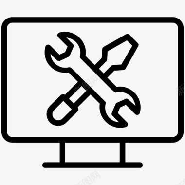 技术支持在线支持服务网络维护图标图标