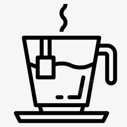 咖啡简介茶杯咖啡店简介图标高清图片