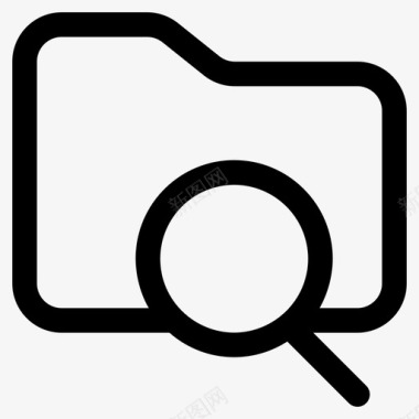 文件夹搜索数据管理文件搜索图标图标