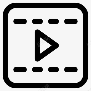 视频文件数字视频文件扩展名图标图标