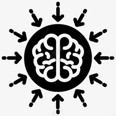 人脑人工智能智能管理图标图标
