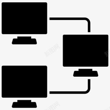 客户机服务器模型客户机和服务器客户机和服务器通信图标图标