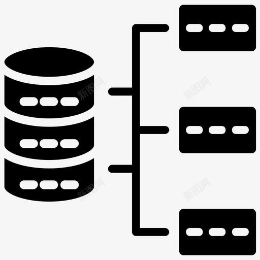 数据库数据中心托管中心图标svg_新图网 https://ixintu.com 托管中心 数据中心 数据库 服务器 编程字形图标 网络托管