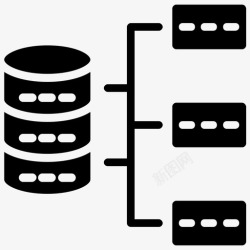 托管中心数据库数据中心托管中心图标高清图片
