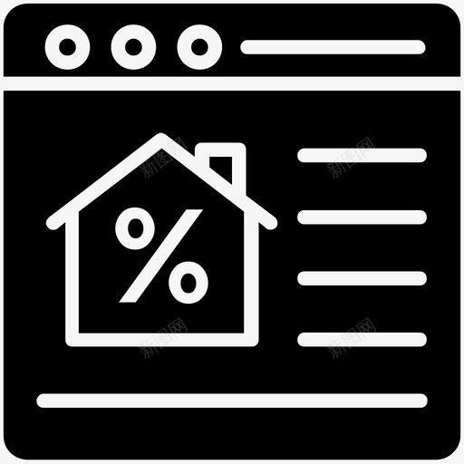 在线抵押房地产营销房地产网站图标svg_新图网 https://ixintu.com 在线房产 在线房地产 在线抵押 房地产字形图标 房地产网站 房地产营销