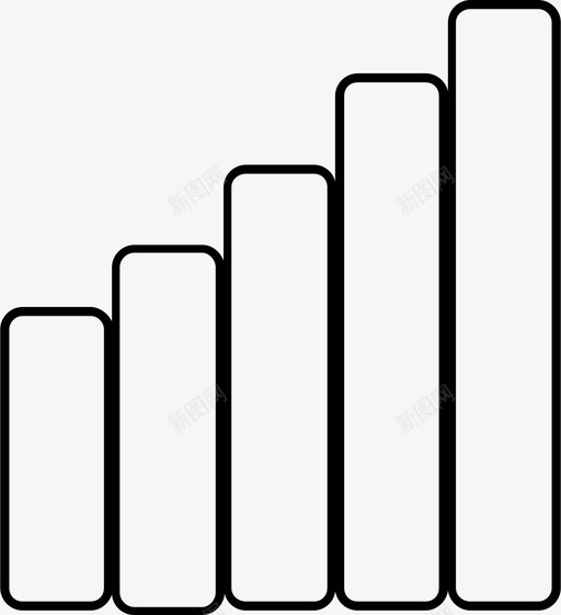 信号条形图图表图标svg_新图网 https://ixintu.com 信号 图表 条形图 网络 连接