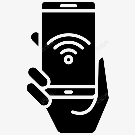 移动wifi移动热点wifi区域图标svg_新图网 https://ixintu.com wifi区域 无线互联网 无线通信 移动wifi 移动热点 网络和通信字形图标