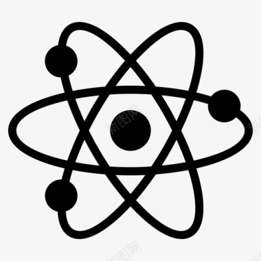 化学原子教育图标图标