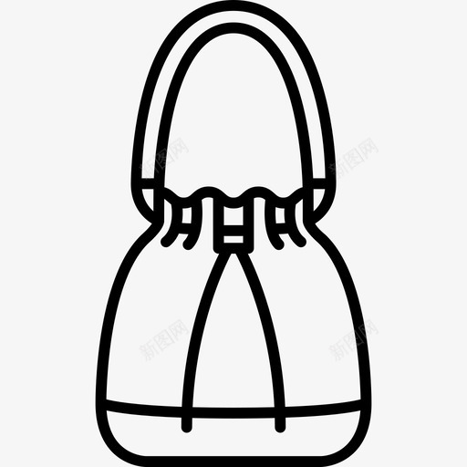 水桶袋时尚漂亮的衣服图标svg_新图网 https://ixintu.com 时尚 水桶袋 漂亮的衣服