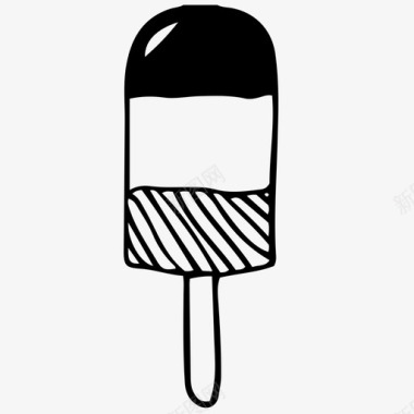 冰棍甜点冰淇淋图标图标