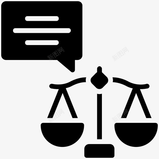 正义公平正义的尺度图标svg_新图网 https://ixintu.com 公平 正义 正义的尺度 法律和正义雕文图标