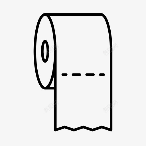 卫生纸清洁家用物品图标svg_新图网 https://ixintu.com 卫生纸 家用物品 清洁