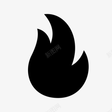 火焰纵火燃烧图标图标