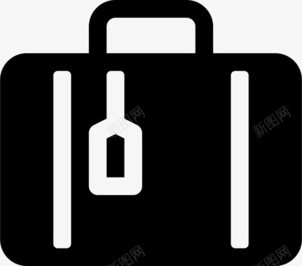 旅行休闲行李图标图标