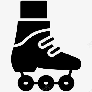 溜冰鞋溜冰配件奥林匹克标志图标图标