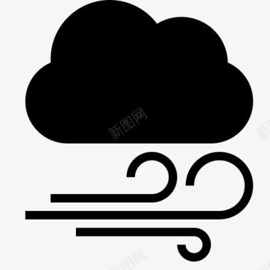 icon 13 cloud wind.1图标