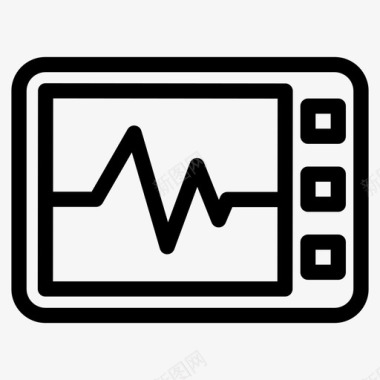 心率监护仪心率医疗图标图标