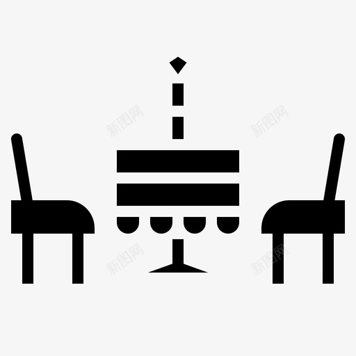晚餐餐厅餐桌图标svg_新图网 https://ixintu.com 晚餐 餐厅 餐桌
