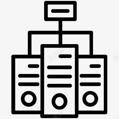 终端服务器应用服务器客户端服务器图标图标