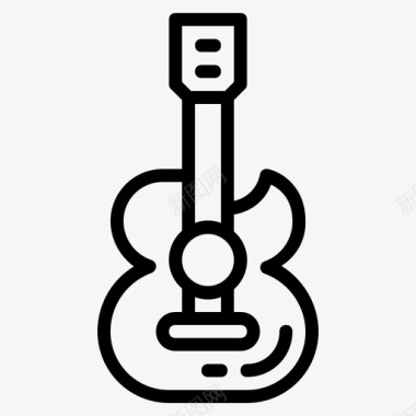 原声吉他乐器音乐图标图标