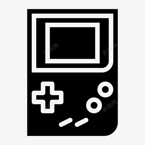 游戏机手持游戏机图标svg_新图网 https://ixintu.com 手持游戏机 游戏机