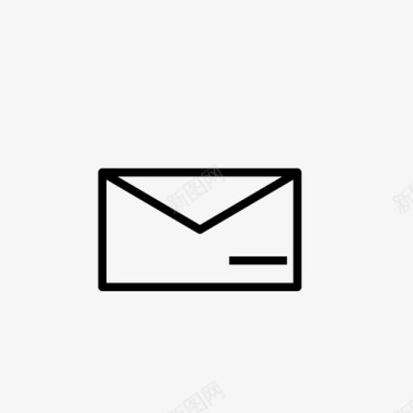 空收件箱电子邮件空消息图标图标