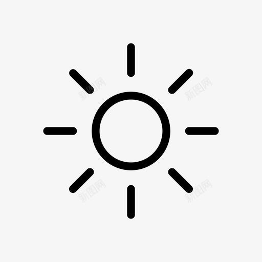 阳光光线发光图标svg_新图网 https://ixintu.com 光线 发光 打开 用户界面基本图标大 阳光