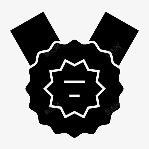 奖品奖章优胜者图标svg_新图网 https://ixintu.com 优胜者 奖品 奖章 学校