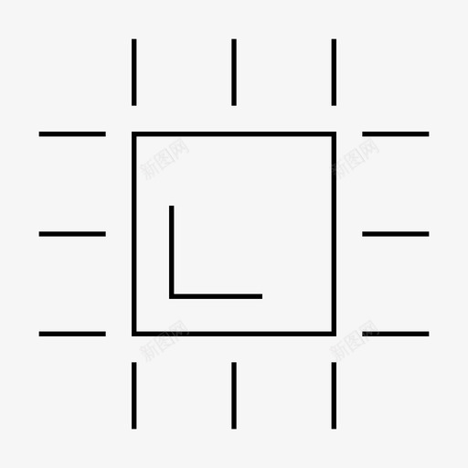 微晶片中央处理器数据处理器图标svg_新图网 https://ixintu.com 中央处理器 处理器速度 微晶片 数字信号处理器 数据处理器 文字处理器 计算机硬件 设备媒体