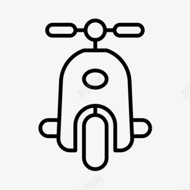 摩托车加尔各答印度图标图标