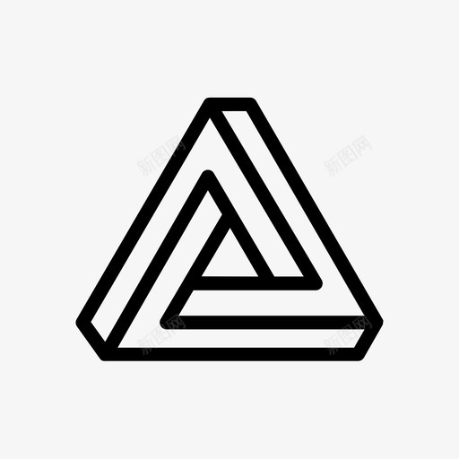 penrose三角形图形形状图标svg_新图网 https://ixintu.com penrose三角形 ui基本图标大 图形 形状