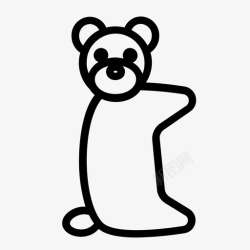 泰迪熊图标泰迪熊宝贝孩子图标高清图片
