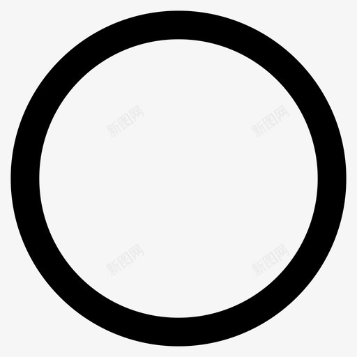 圆圆形状图标svg_新图网 https://ixintu.com 圆 圆形状