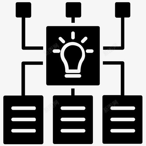 模式识别算法数据科学技术图标svg_新图网 https://ixintu.com 数据科学字形图标 数据科学技术 机器学习 模式系统 模式识别 算法