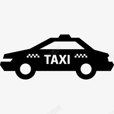 出租车交通工具我镇上的交通工具图标图标