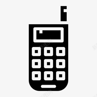 旧手机手机电话图标图标