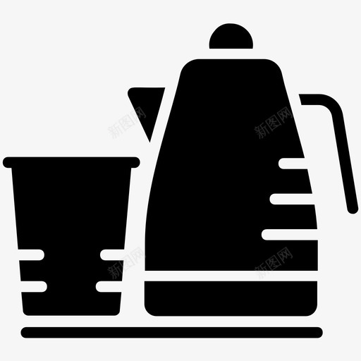 电茶壶茶壶餐厅雕文图标svg_新图网 https://ixintu.com 电茶壶 茶壶 餐厅雕文图标