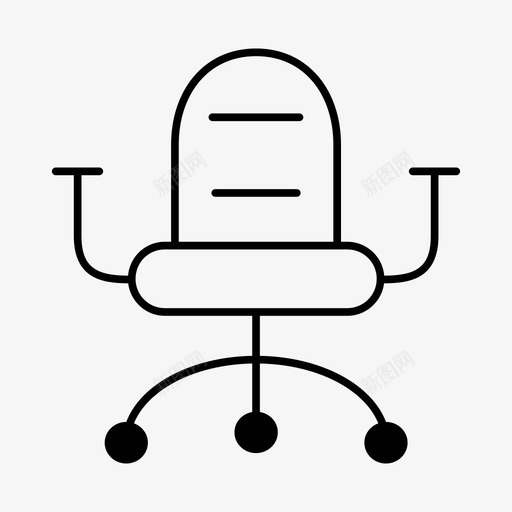 椅子扶手椅座位图标svg_新图网 https://ixintu.com 座位 扶手椅 椅子