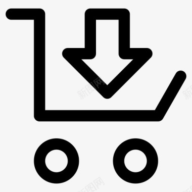 添加到购物车在线购买购物车通知图标图标