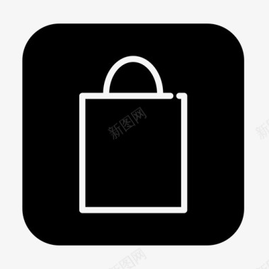 购物购物袋购物者图标图标