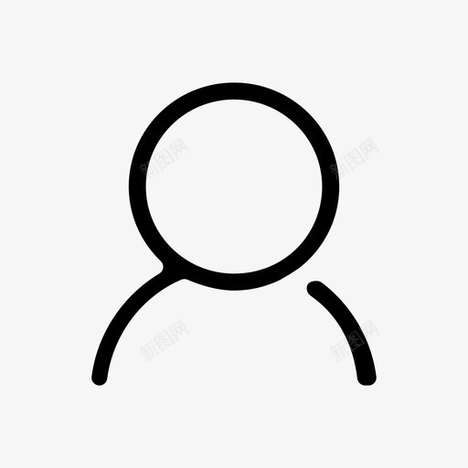 我的－未选中svg_新图网 https://ixintu.com 我的－未选中