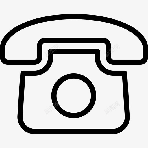 旋转电话座机电话图标svg_新图网 https://ixintu.com 客户支持概要 座机 旋转电话 电话