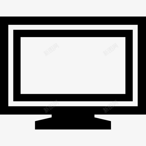 平板电视宽屏图标svg_新图网 https://ixintu.com 宽屏 平板 电子产品概述 电视